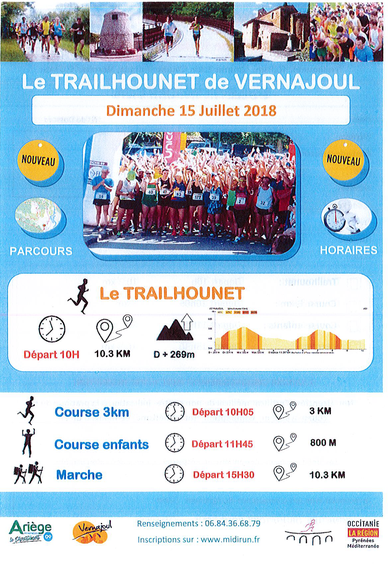 Le Trailhounet de Vernajoul 2018